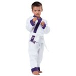 Kimono judo enfant drachenkralle - blanc / pourpre - 110 cm Kimono judo enfant drachenkralle - blanc / pourpre - 110 cm