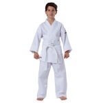 Kimono karat - kwon clubline basic - blanc - 90 cm - manches longues