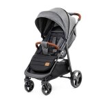 Kinderkraft - poussette citadine grande plus - 4 roues - gris