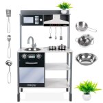 Kinderplay cuisine enfant cuisine en bois enfant - cuisine en bois pour enfants modles gs0062