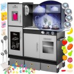 Cuisine en bois pour enfants premium green series led et sons hauteur r�glable 83 / 97 cm (gs0057 - 1) ...