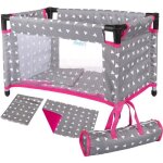 Lit de poupe - kinderplay - kp0400s - transportable - sac pliable - lavage en machine