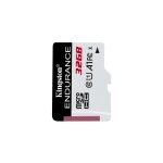 Kingston carte micro sdhc high endurance - 32 go - classe 10 / uhs - i (u1) - 95 mo / s en lecture - ...