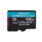 Mmoire flash - kingston - canvas go! plus - 128 go - microsd - classe 10 uhs - i