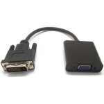 Cble dvi - d vers vga - kingwing - adaptateur actif - dvi mle - vga femelle - noir