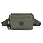 Sac � �paule bandouli�re - kipling - abanu multi - vert - 22x15x45 cm - convertible en sac banane