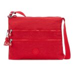 Sac � �paule bandouli�re - kipling - alvar medium - rouge - 32x24x5 cm - 340 g