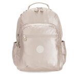 Sac � dos - kipling - basic plus seoul - beige - style metallic glow - compatible a4