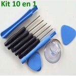 Kit 10 en 1 outils rparation dmontage smartphone tlphone iphone samsung nokia htc xiaomi