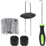 Kit de 101 agrafes pour piquets de jardin 50 agrafes de paysage en forme de u de 15 cm couverture de ...