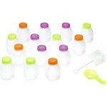Kit 14 bouteilles 20cl yaourt a boire + entonnoire + goupillon pour yaourtiere lagrange 430201