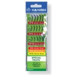 Kit 15 hame�ons mont�s sp�cial truite - flashmer - n� 6 + 8 + 10