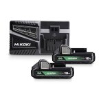 Kit 2 batteries 18v 2ah bsl 1820m + chargeur 144v - 18v hikoki uc18yfslwfz