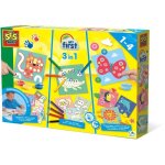 Kit 3 en 1 peinture au doigt coloriage et formes autocollantes ses creative my first Kit 3 en 1 peinture au doigt coloriage et formes autocollantes ses creative my first