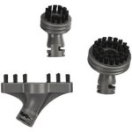 Kit 3 brossettes pour nettoyeur balai vapeur vaporetto double force paeu0344 compatible sv440 / sv450 ...
