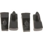 Kit 4 pieds caoutchouc butee pose casseroles plaque de cuisson whirlpool 484000000840