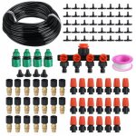 Kit 40m micro arrosage syst�me automatique irrigation jardin de plantes goutte � goutte tuyau deau type ...
