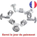 Kit 5 clips + 5 vis de fixation protection sous moteur pour peugeot et citroen �topalli