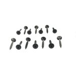 Kit de 50 vis 48 x 38 mm tork laqu�es pour bardage hpl - l: 38 mm - gris anthracite
