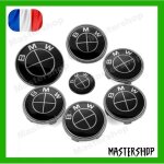 Kit 7 badge logo embleme bmw - capot - coffre - volant - cache moyeu - violet - mastershop