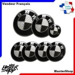 Kit 7 badge logo embleme bmw violet