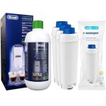 Kit accessoires wessper pour delonghi magnifica s ecam 21. 117. sb - dtartrant + 3x filtre - blanc - ...