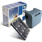 Kit dalimentation solaire solemyo nice pour automatisme (panneau + caisson) - sykce