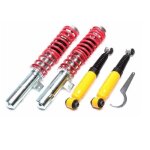 Kit amortisseurs + suspensions combin�s filet�s avant arriere peugeot 206 3 / 5 porte + cc + sw + plus ...