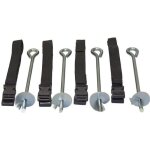 Kit dancrage au sol pour trampoline