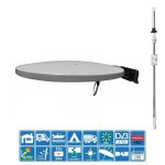 Antenne omnidirectionnelle - helio - mobil - uni - 220681 - 44db - tv fm dab - montage sur véhicule Antenne omnidirectionnelle - helio - mobil - uni - 220681 - 44db - tv fm dab - montage sur véhicule