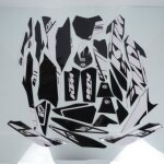 Kit autocollant stickers reflex blanc kutvek pour moto ktm 250 sx - f 4t