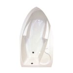 Ondee zen kit baignoire angle droit 160x90 et tablier motif vague - abs et acryl 3mm - blanc Ondee zen kit baignoire angle droit 160x90 et tablier motif vague - abs et acryl 3mm - blanc