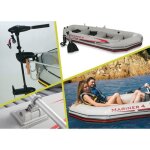 Kit bateau gonflable 4 places mariner 4 avec moteur rames et gonfleur - intex