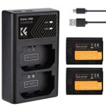 Kit batterie chargeur de batterie double emplacement pour sony alpha a7 iii a7r iii (a7r3) a9 a6600 a7r ...