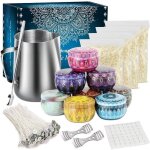 Kit de fabrication de bougies adapt aux dbutants complet diy doutils kit avec cire dabeille pot verseur ...