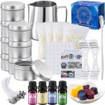 Kit de fabrication de bougies de cire bricolagecoffret cadeau diy bricolagediy bougiescire dabeille8 ...