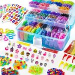 Kit de bracelets Élastiques - zgeer - 28 couleurs - création de bijoux - pour enfants - mixte Kit de bracelets Élastiques - zgeer - 28 couleurs - création de bijoux - pour enfants - mixte