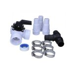 Kit by - pass - poolstar - poolex - 32 / 38mm - raccordement pompe � chaleur - vanne 3 voies
