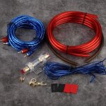 Kit câble installation auto - subwoofer ampli son - mxzzand - bleu - filaire Kit câble installation auto - subwoofer ampli son - mxzzand - bleu - filaire