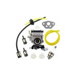Kit carburateur d�broussailleuse al - ko bc410 bc4535 bc4125 avec tuyau et filtre � essence.