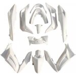 Kit car�nage carosserie tnt blanc brillant pour scooter honda 125 pcx 2010 - 2014