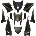 Kit carnage noir mat pour scooter yamaha 530 tmax 2012  2014 11 pieces