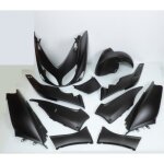 Kit carnage one pour scooter yamaha 500 tmax 2001 - 2007 12 pices noir mat