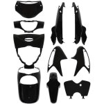 Kit car�nage p2r pour scooter honda 125 sh i 2006 10 pi�ces noir brillant