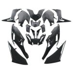 Kit car�nage p2r pour scooter yamaha 560 t - max apr�s 2020 noir brillant neuf