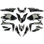 Kit car�nage tnt 15 piece noir brillant pour scooter yamaha 530 tmax 2017 2018 2019