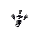 Kit car�nage tunr pour scooter mbk 50 rocket 2004 � 2009 noir brillant