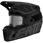 Kit casque moto cross leatt 7. 5 v24 - black - grey - 2xl