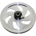 Kit chaine poulie replay alu pour mbk 51 avec pignon 11 dts