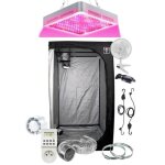 Kit chambre de culture indoor 40x40x120cm led 2000w full spectrum